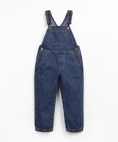 Salopette en denim en coton