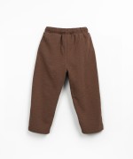 Pantalones de punto con fibras naturales