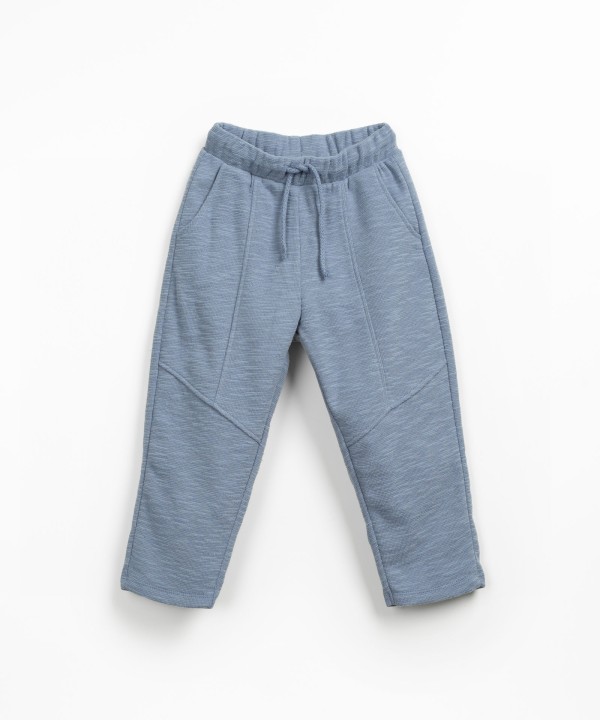 Organic cotton jersey trousers