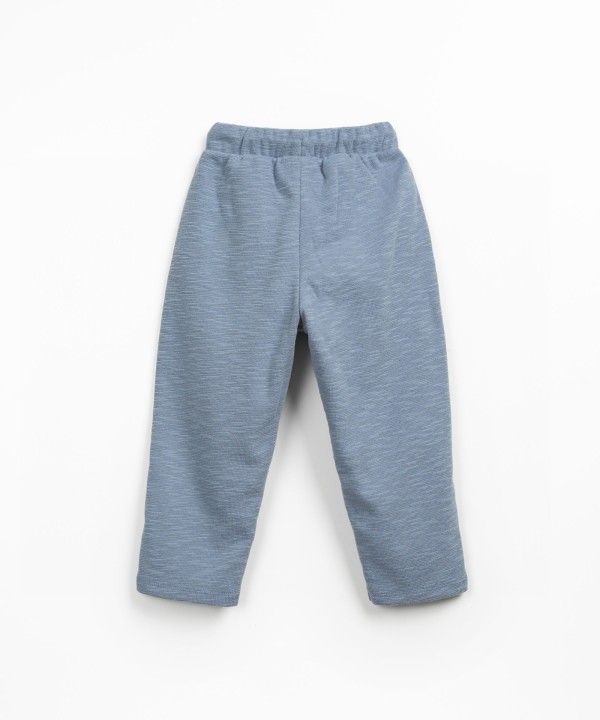 Organic cotton jersey trousers