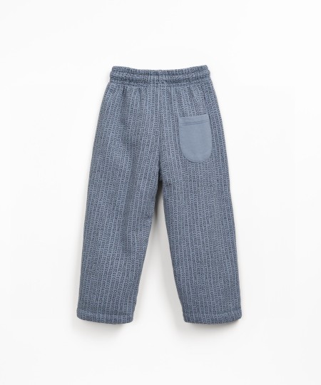 Pantalón con mezcla de fibras naturales