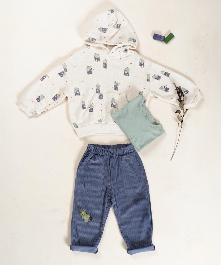 Pantalones de pana con bolsillos