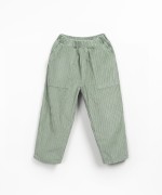 Pantalones de pana con cintura ajustable