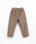 Pantalones de pana con cintura ajustable