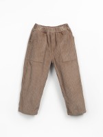 Corduroy trousers with pockets