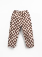 Corduroy trousers in fiber blend