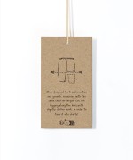 Cotton denim trousers with straight cut and five classic pockets
