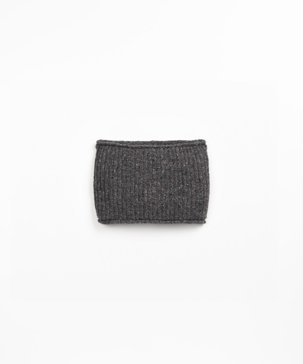 Knitted jersey collar