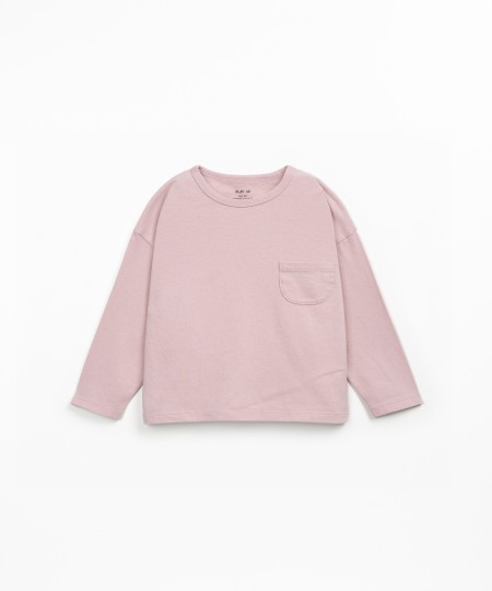 T-shirt in a mix of natural and recycled fibers