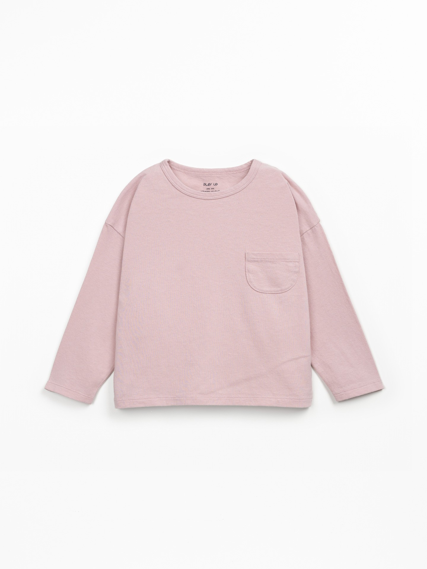 T-shirt in misto fibre naturali e riciclate