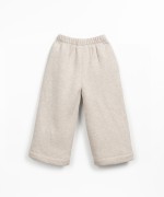 Fleece trousers with brushed interior