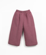 Fleece trousers with brushed interior