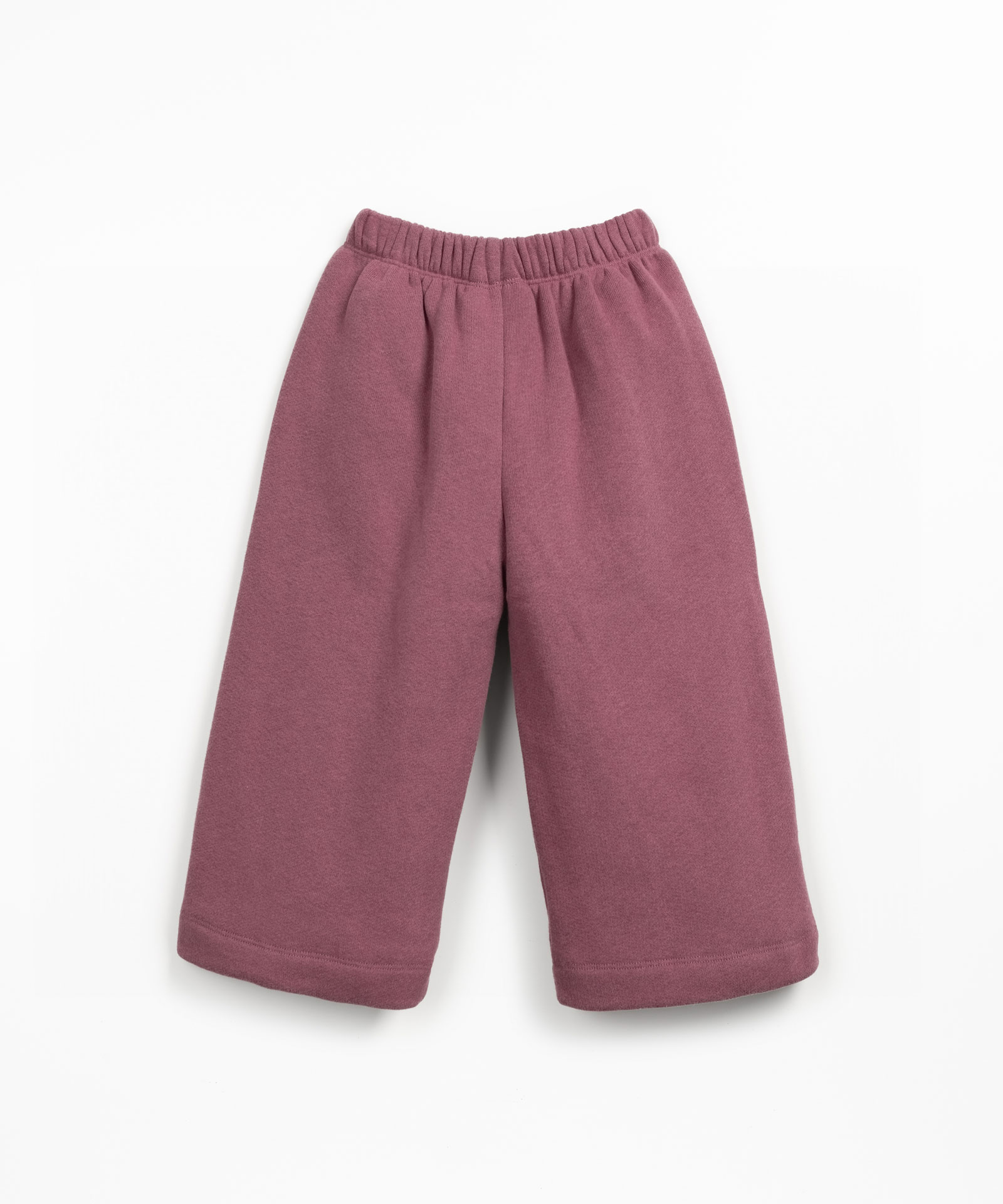 Fleece trousers with decorative drawstring