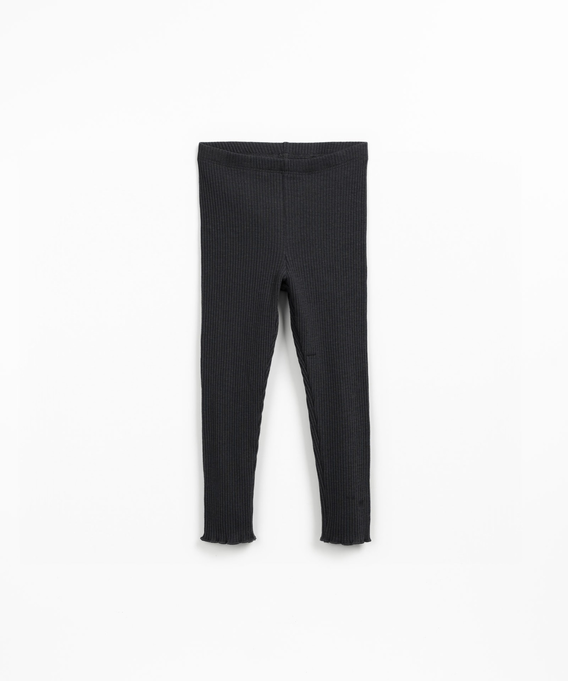 Ribbed leggings in organic cotton with a comfortable waistband and soft touch