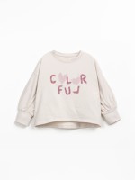 Jersey t-shirt in organic cotton and recycled cotton