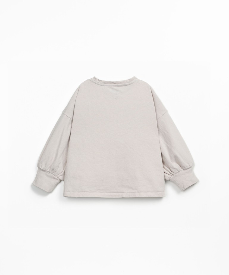 Jersey t-shirt in organic and recycled cotton