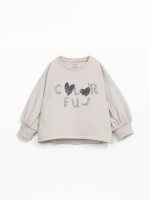 Jersey t-shirt in organic and recycled cotton