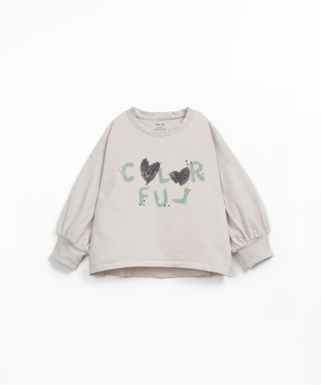 Jersey t-shirt in organic and recycled cotton