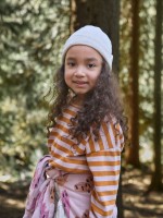 Striped t-shirt with fiber blend