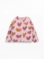 Organic cotton jersey t-shirt with print