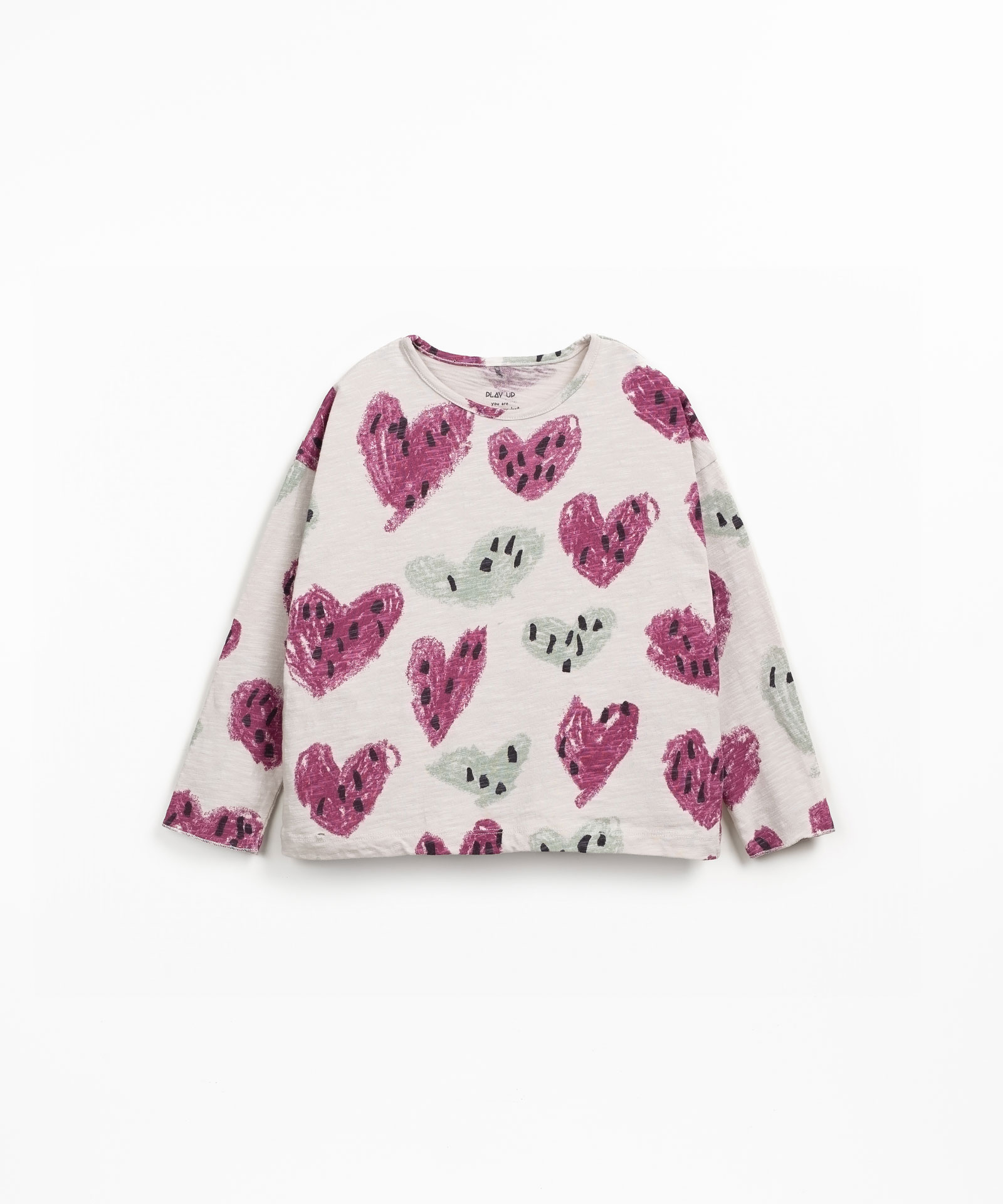 Organic cotton jersey T-shirt with print