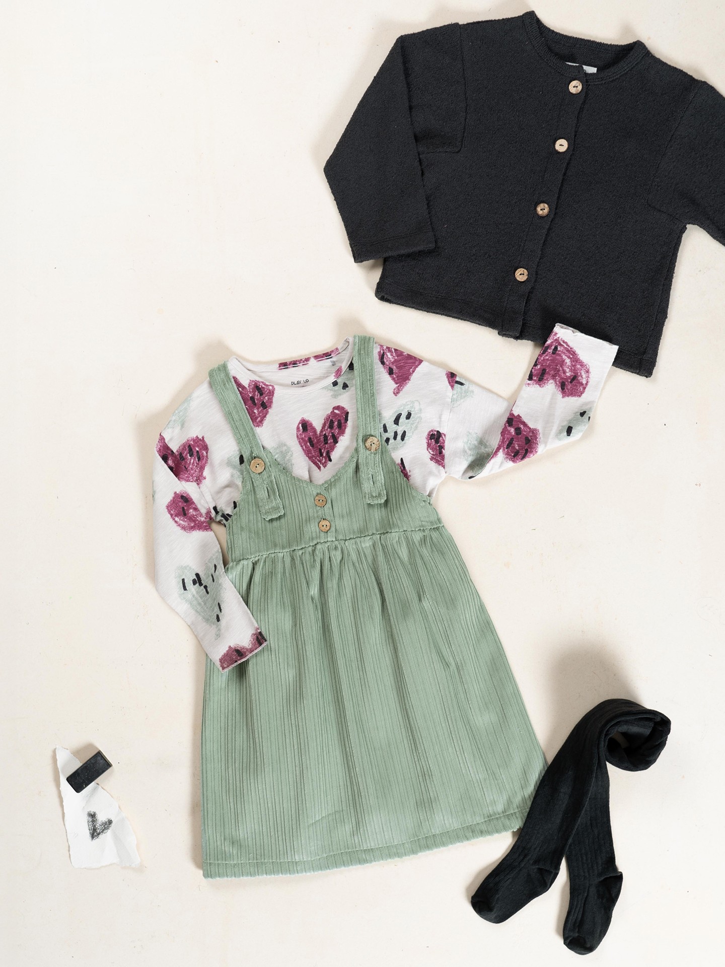 T-shirt en maille de coton biologique avec imprim?