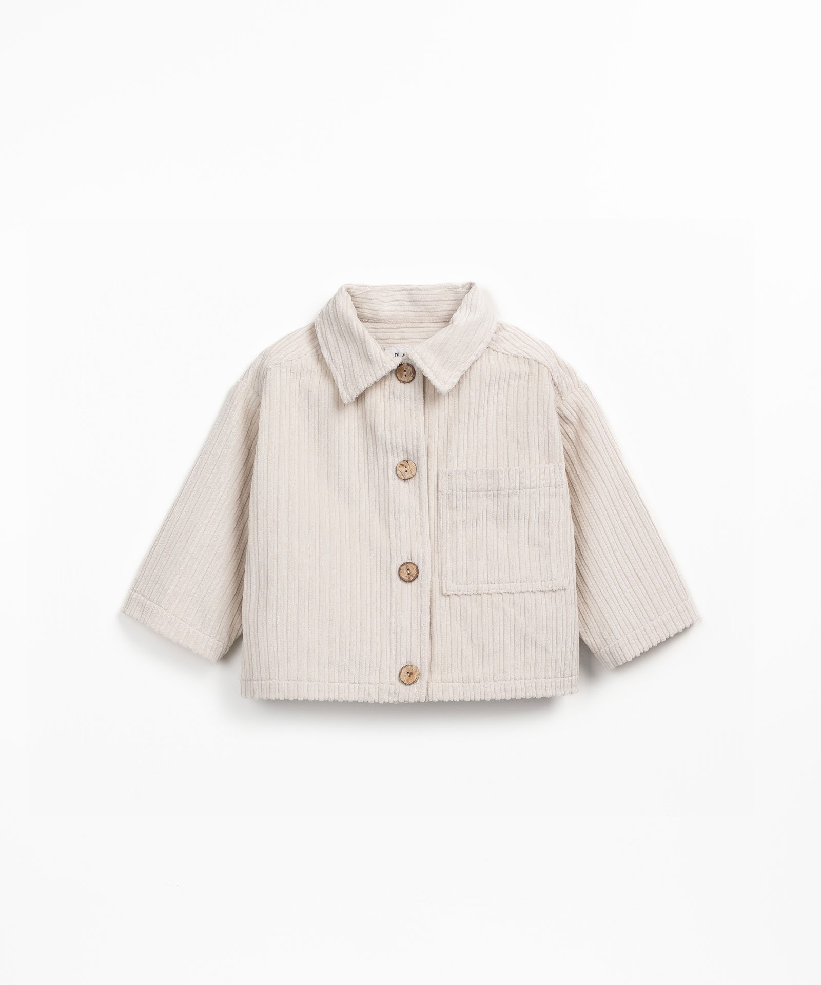 Cotton corduroy shirt with chest pocket