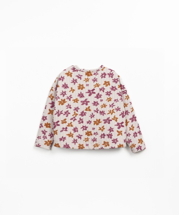 T-shirt in recycled fiber blend