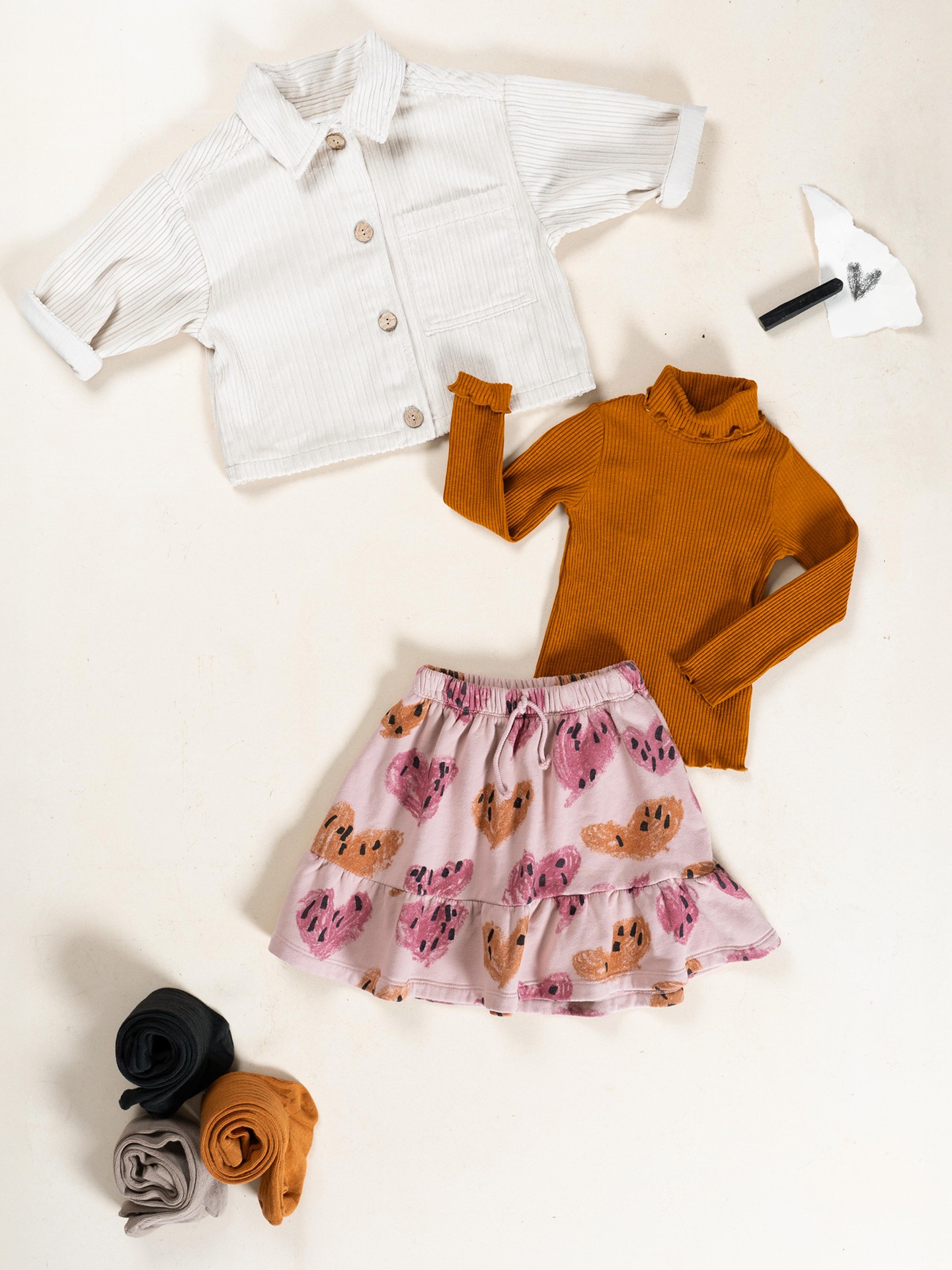 Camisa de pana de algodón con bolsillo en el pecho