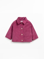 Cotton corduroy shirt with chest pocket