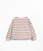 Knit sweater in a blend of regenerative cotton and recycled cotton