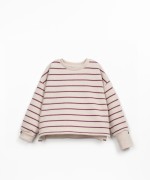 Knit sweater in a blend of regenerative cotton and recycled cotton