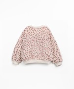 Sweater with dropped shoulders