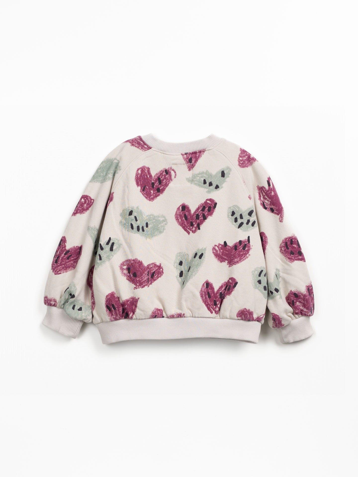 Pull en mélange de fibres naturelles avec imprimé