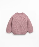 Knitted jersey sweater