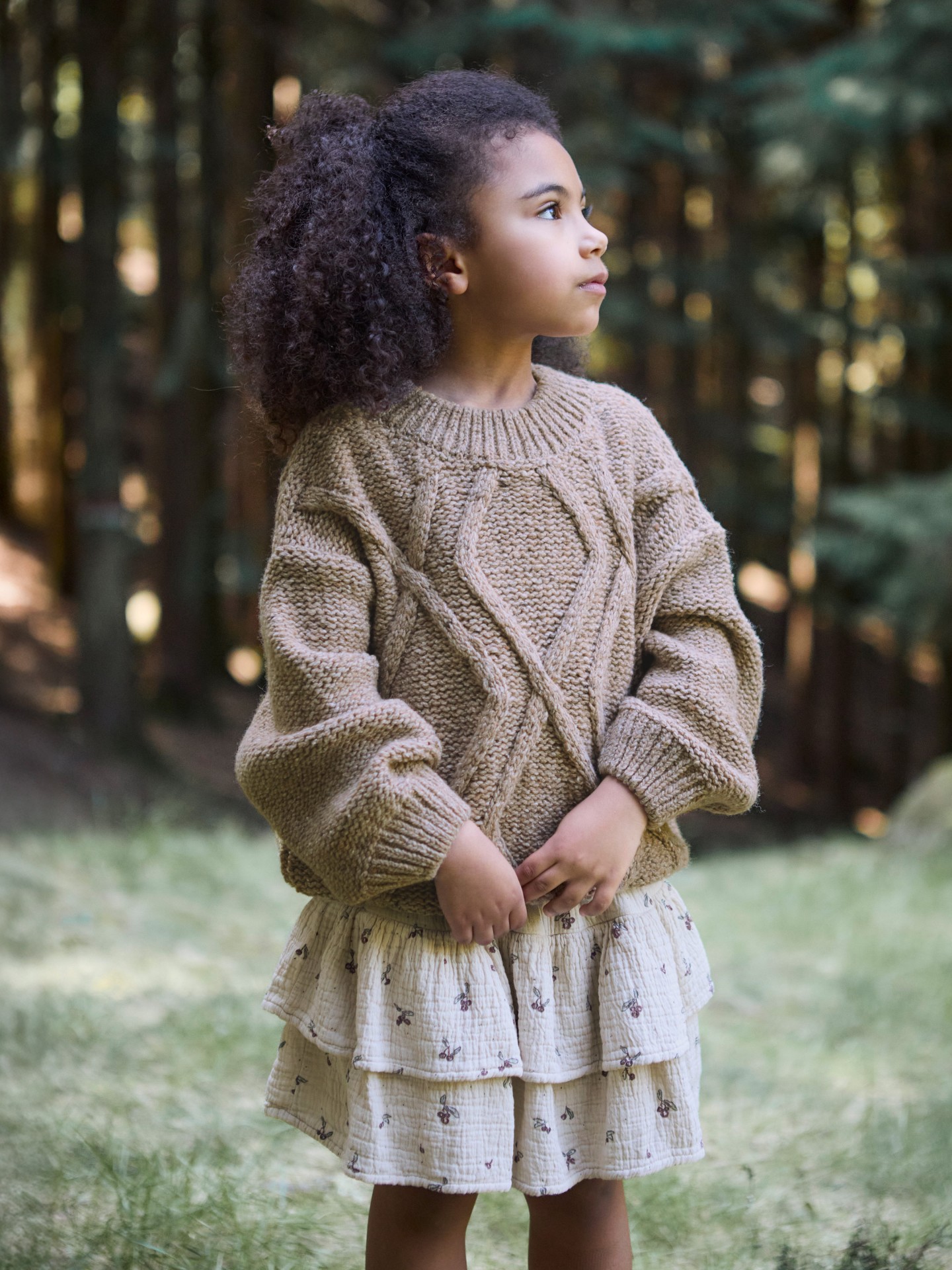 Jersey de punto tricotado con lana, lana reciclada y viscosa