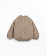Chaqueta de punto con botones de coco