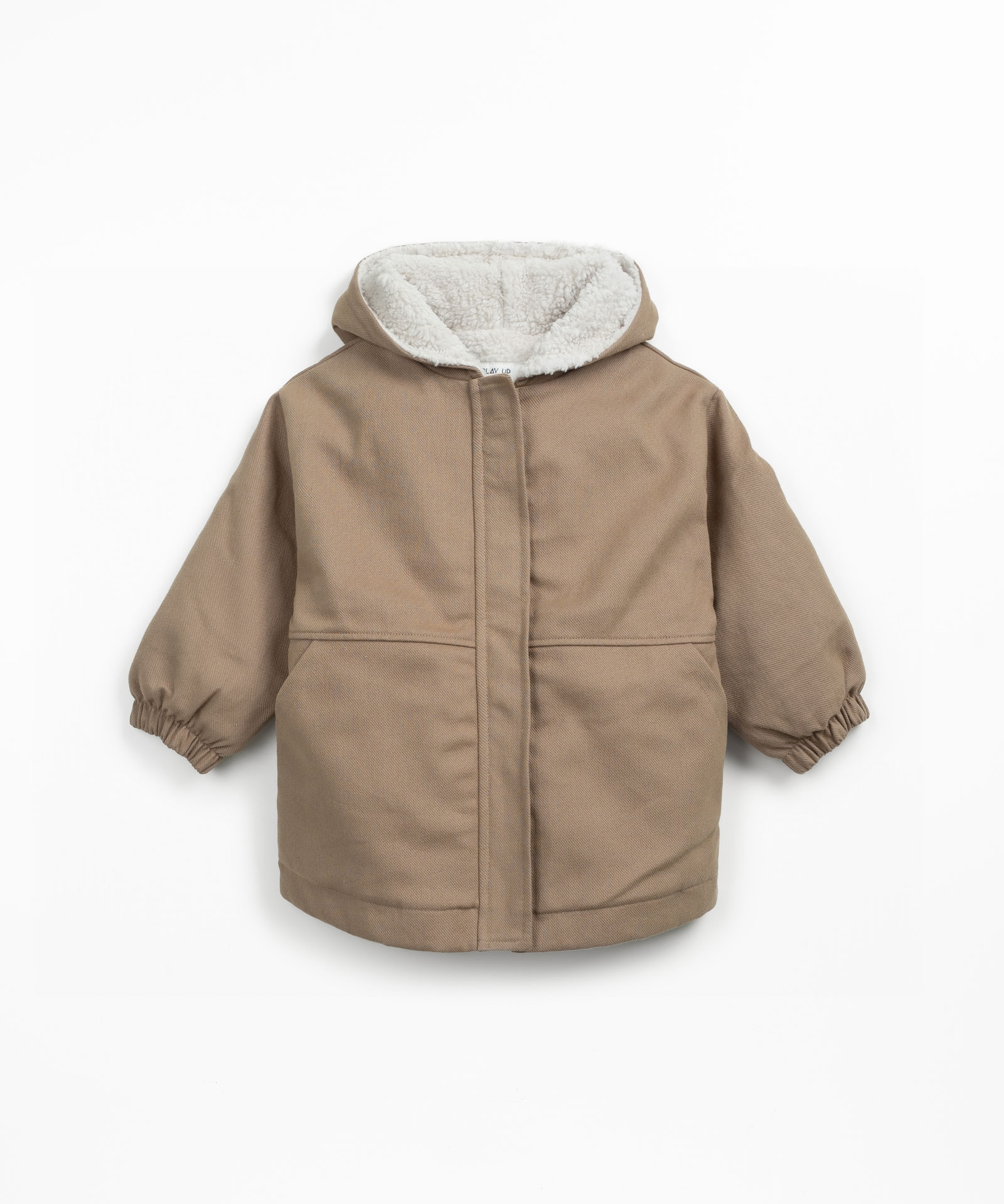 Parka de sarga en algodón orgánico y algodón