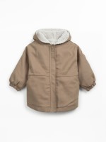 Twill parka in organic cotton and cotton
