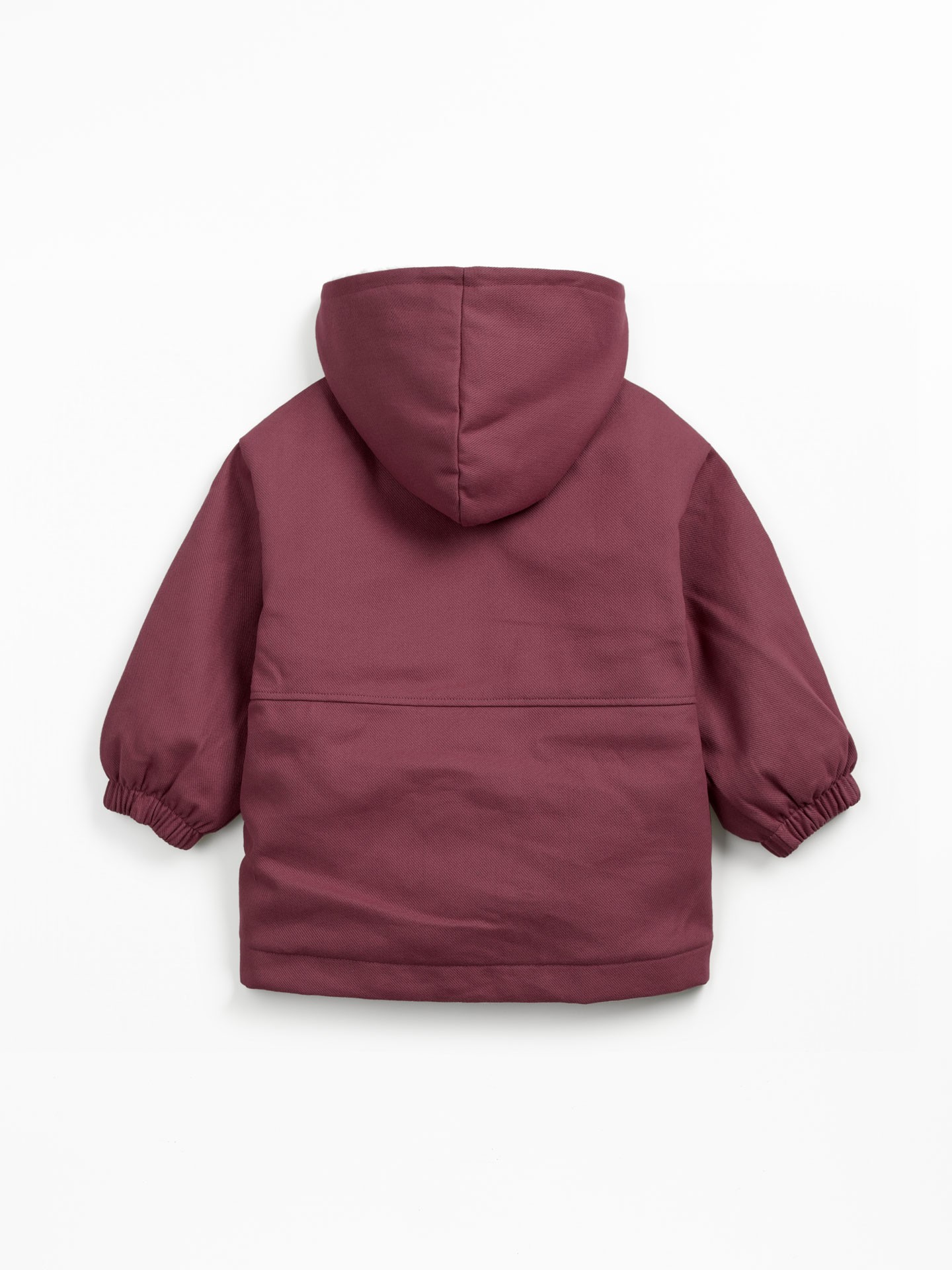 Parka de sarga de algodón orgánico y algodón