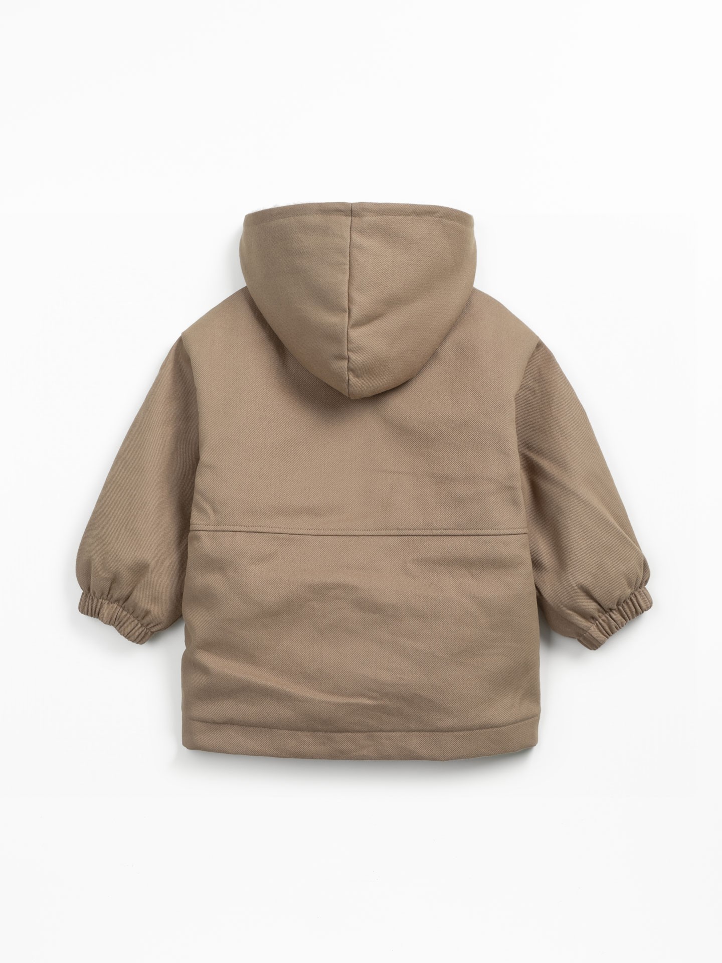 Parka de sarga en algodón orgánico y algodón