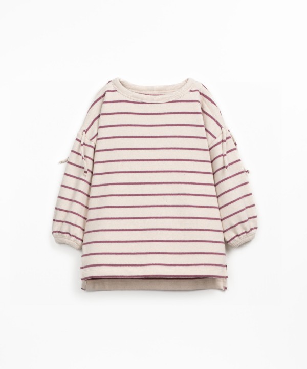 Dress with brushed interior