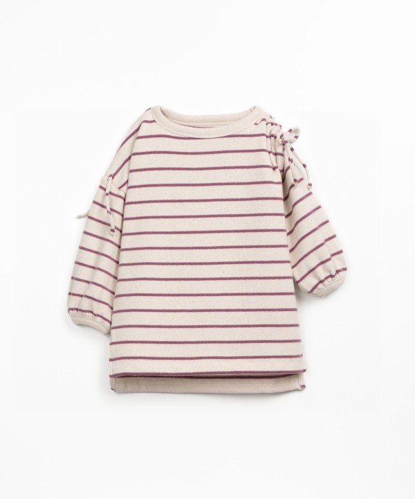 Dress with brushed interior