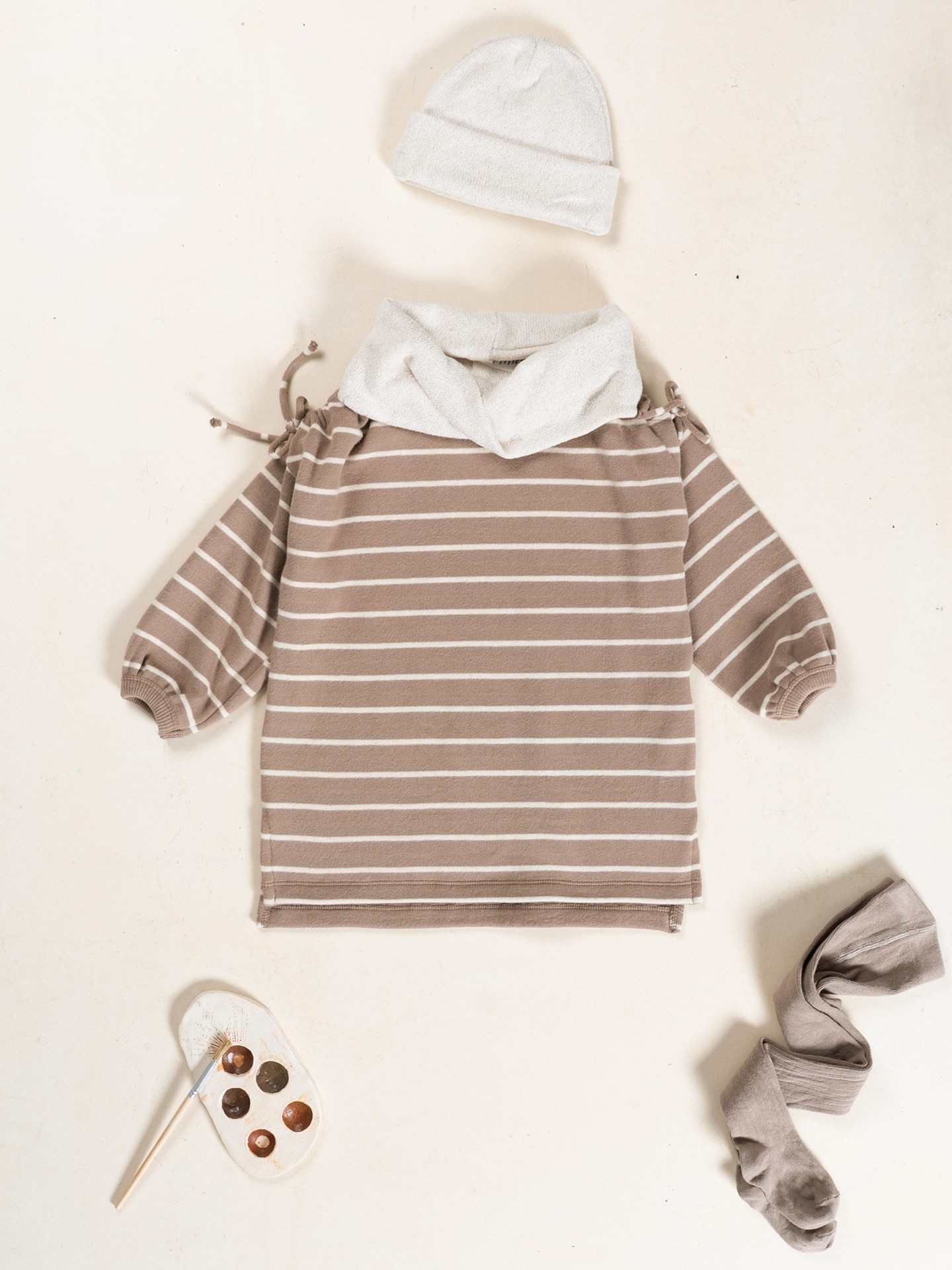 Vestito con interno garzato