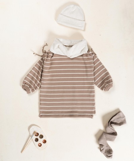 Vestito con interno garzato