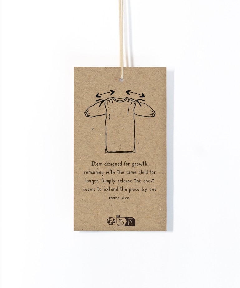 Dress with inner carding