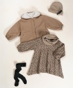 Dress with animal print pattern