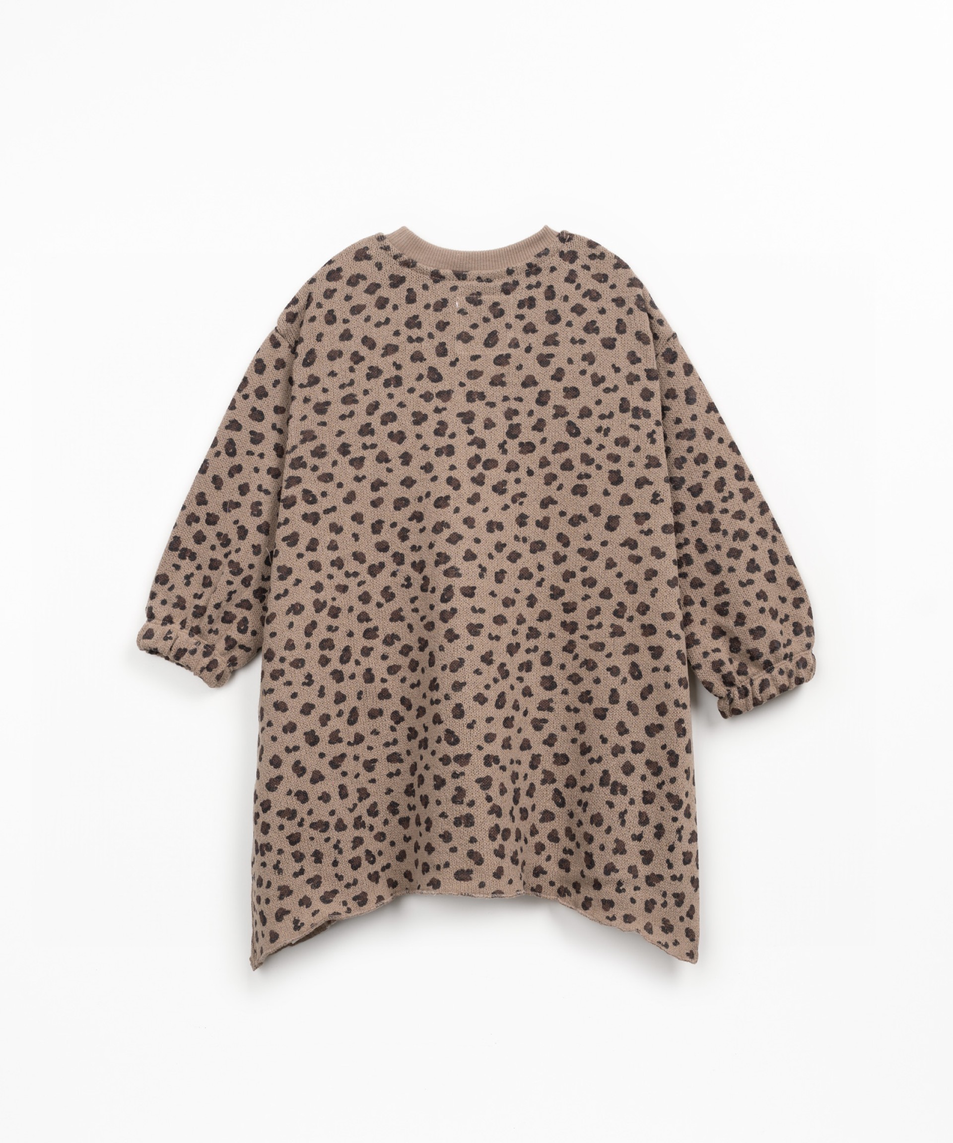 Dress with animal print pattern
