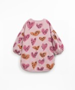 Dress with heart print