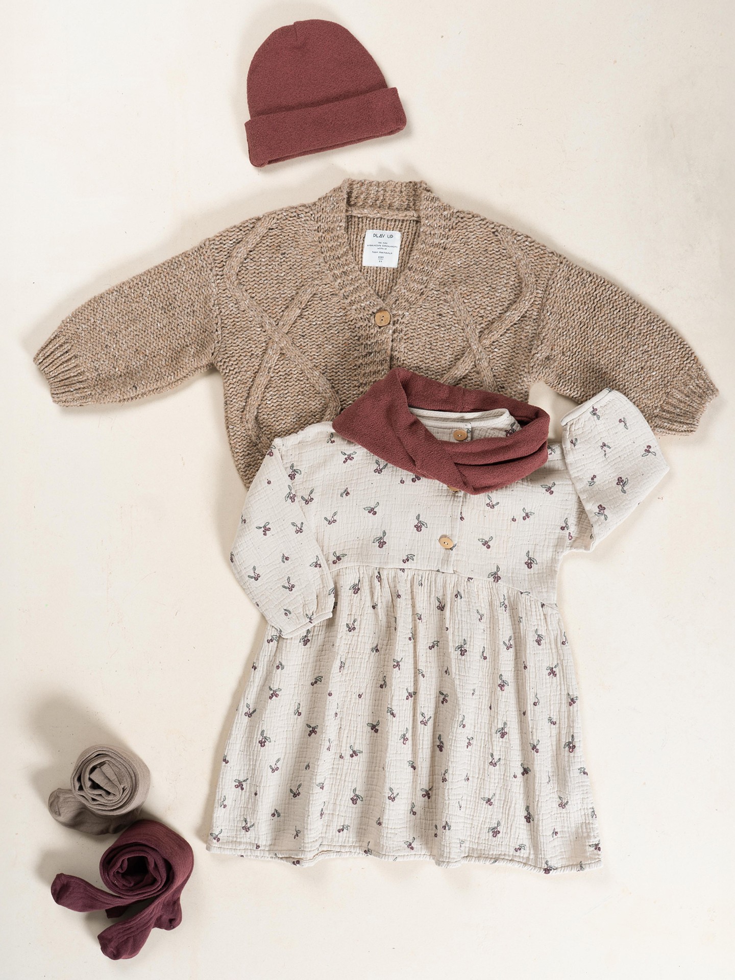 Vestido de tela de algodón